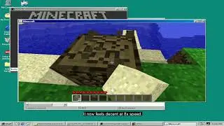 Minecraft in Windows 98 AND PCem emulator