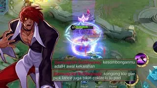 BOWO YAGAMI NGELOCK ORANG SAMPAI PAKAI TEKNIK ANCAMAN | CHOU BUILD TERSAKIT - TOP GLOBAL CHOU MLBB