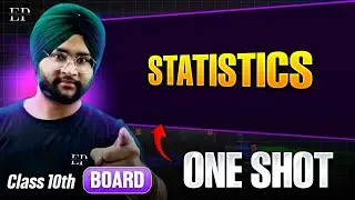 CBSE Class 10th | Statistics in One Shot🔥| CBSE 2025 | Ratan Kalra