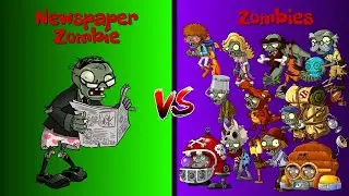 Newspaper Zombie vs Zombies Platns vs Zombies 2