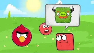Red Ball 4 | Angry Bird Vs Pig Boss | All Level | All Bosses