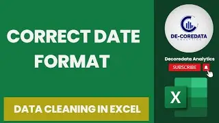 CORRECT DATE FORMAT |  DATA CLEANING | TREND CHART