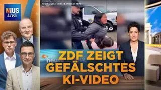 🚨Wie abgebr&uuml;ht Dunja Hayali L&uuml;gen &uuml;ber Donald Trump verbreitet | NIUS Live am 17.02.2026