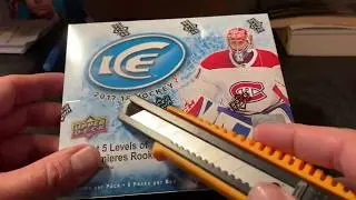 2017-18 Upper Deck Ice Box Break! MONSTER Ice Premieres Rookie Hit!