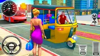 Auto Rickshaw Game 3D - Modern Tuk Tuk Rickshaw Driving - Android GamePlay #6