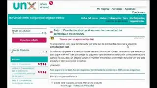 Prueba con un ejercicio tipo Test