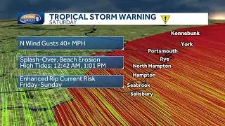 Video: Hurricane Lee moves north; large waves, rough surf expected at NH coast