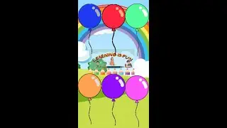 Colors names | balloon song for learning colors | रंगों के नाम #colorsnameforkids #colour #shorts