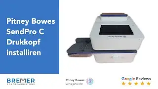 Pitney Bowes SendPro C: Druckkopf installieren