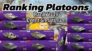 Ranking VIII Rare Platoons | War Thunder Mobile
