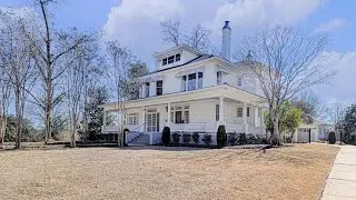 Alabama 118 years Old House For Sale | Carriage House + Workshop | Large Brick Pation | Ample Space