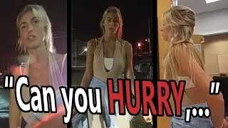 2nd of TWO DUI Arrest Videos Of 'Vile Beast' Drunk Woman & Nurse Too Pretty & NO TIME 2 Get Arrested