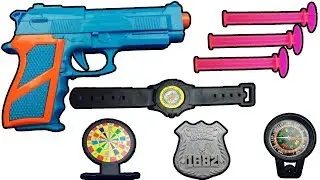 BOX OF TOYS with Rubber Bullet Toy Guns !!! Gun Box Toys With Johny Johny Yes Papa  Nursery rhymes