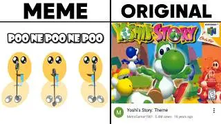 Durr Emoji Meme vs Original Song