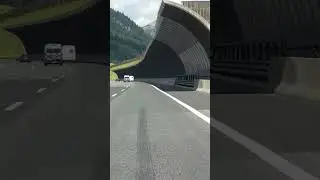 Шумоизоляция автобана #positive #shorts #австрия #альпы #путешествия