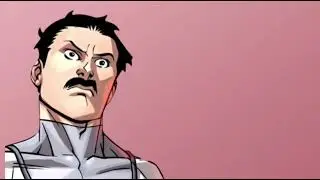 Mustache mark comic animation - Invincible war