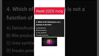 Neet-2025 mcq..#ntaexam #neetexam #neetcoaching #neetaspirants #mbbs #mbbsstudent #neetpreparation
