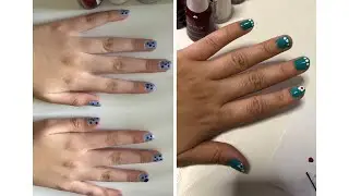 KOLAY DESENLİ OJE YAPMA | NAİL ART | TEL TOKA İLE DESENLİ OJE YAPIMI | EN KOLAY VE PRATİK NAİL ART