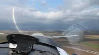 Tecnam P92 Dynamic Air - Cockpit Take Off & Approach & Landing