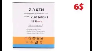 АКБ МТС Smart Sprint 4G KLB180N345 3.7v 2150mAh | РАСПАКОВКА