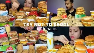 mcdonalds mukbang||compilation||would they be able to eat?||yumm_mukbang
