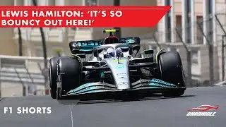 Lewis Hamilton: 'It's so bouncy out here!' #Shorts