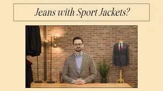 Can you wear denim with a sportcoat? Hear our take!