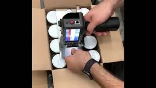 Meenjet M6 Handheld Printer Coding Jar Lids with Surface Adapter