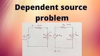 DEPENDENT SOURCE PROBLEMS🔌💡🔌💡#circuit theory🔌💡🔌💡#EEE#GATE🔌💡🔌💡#TNEB#TRB#ENGG EXAMS🔌💡🔌💡🔌💡