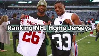 Ranking NFL Home Jerseys | Tier List | Football Fanatics w/ @shaqwido