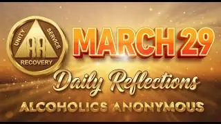 AA Daily Reflection March 29: TRUSTED SERVANTS (Alcoholism Recovery Video) #Shorts