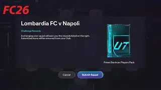 Lombardia FC v Napoli #EA SPORTS #FC26 #UT #SBC Marquee Matchups