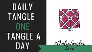 Daily Tangle - Pattern -  Zone  |How to draw...| #DailyTangler