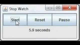 Stop Watch - Java