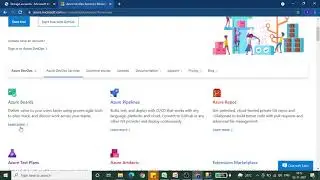 S10.Azure Data Factory- Create Azure DevOps Account  and the settings and options - Tutorial
