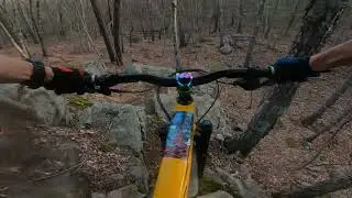 Early season enduro training on the Salsa Cassidy, Upton, MA