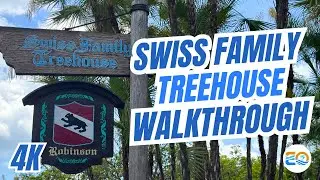 [4K] Swiss Family Treehouse FULL Walkthrough | Magic Kingdom 2025 | Walt Disney World