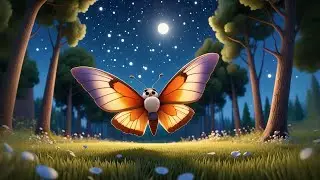 The Mysterious Moth&rsquo;s Moonlight Dance 🦋🌙 | Gentle Nighttime Rhyme for Kids