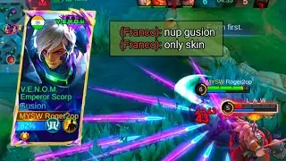 GUSION TANK DESTROYER BUILD AND EMBLEM!!