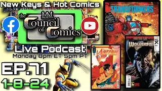 NEW KEYS & HOT COMICS of the Week! LIVE Podcast ep.71 #comicbooks #comics