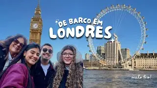 CRUZAMOS LONDRES DE BARCO 🇬🇧🚤 | Ceci Pedersoli