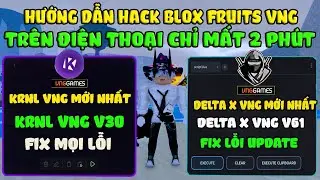 Hướng Dẫn Hack Blox Fruits 28 KRNL VNG V30 V&Agrave; DELTA X VNG 61 Mới Nhất Tr&ecirc;n Điện Thoại Fix Lỗi Update