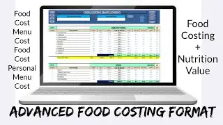 ADVANCED REVIPE COSTING FORMAT / RECIPE COSTING SOFTWARE in Hindi