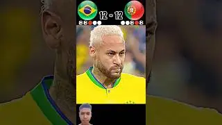 Emotional Penalty Shootout Brazil vs Portugal