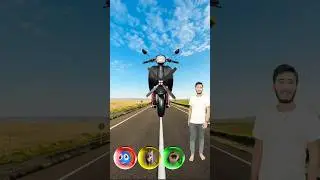 I Jump on ball to Scooter, Crocodile, Cat & snake Funny vfx magic-