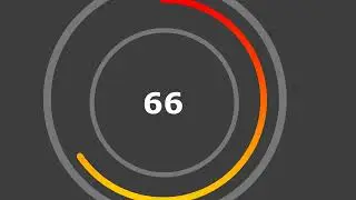 Progress Bar With Numbers Animation