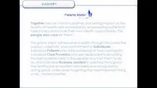 Patients Matter