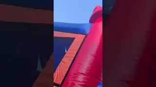 The Roll Down #inflatable #transition