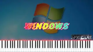 Windows closing theme - piano tutorial
