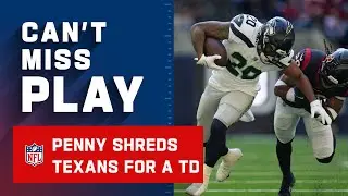Rashaad Penny Shows He's been in the Weight Room for Rushing TD